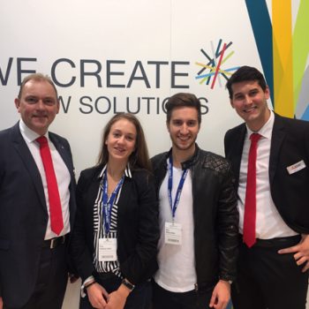 Chillventa Nürnberg - Vertreter von Radel& Hahn und Mitsubishi Electric